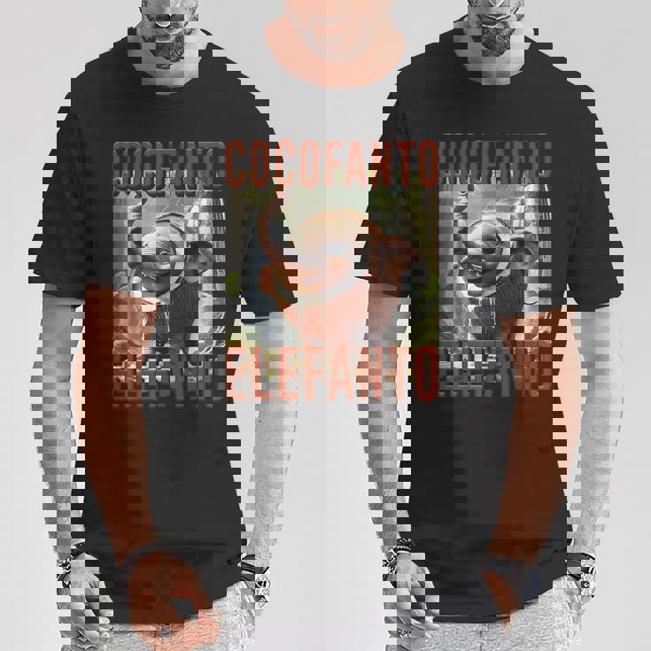 ココファント エレファント イタリアン ブレイン モンスター Ai キッズ Tシャツ 面白い贈り物