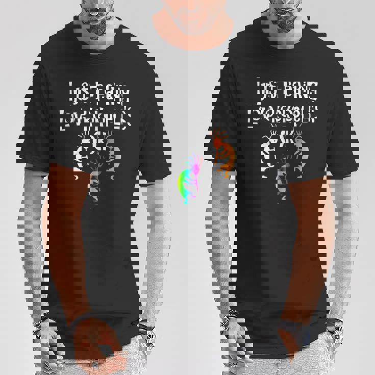 ココペリtシャツ ネイティブアメリカン タトゥースタイル ココペリ Tシャツ 面白い贈り物