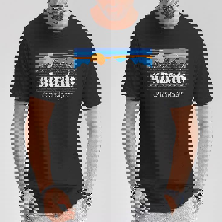 コロラドアンダーグラウンド コロラドマウンテン ヴィンテージ コロラド Tシャツ 面白い贈り物