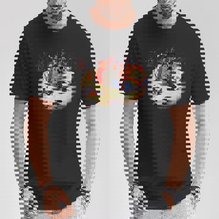 コンサート・イン・ザ・エッグヒエロニムス・ボッシュ Tシャツ 面白い贈り物