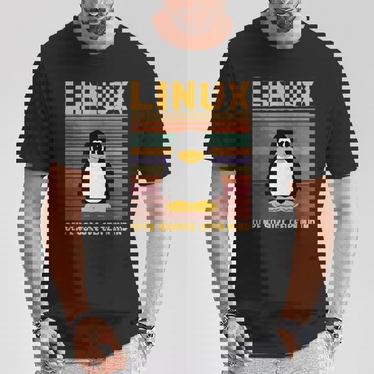 メンズ コンピューター オタク Linux ルートペンギン タックス 言葉 ギフト Tシャツ 面白い贈り物