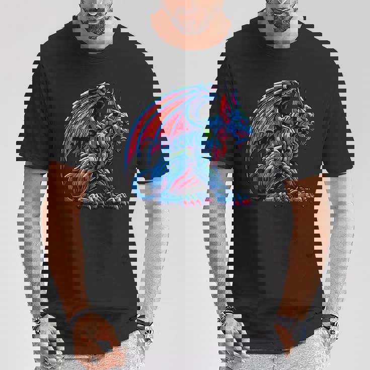 ゴシックガーゴイル Tシャツ 面白い贈り物