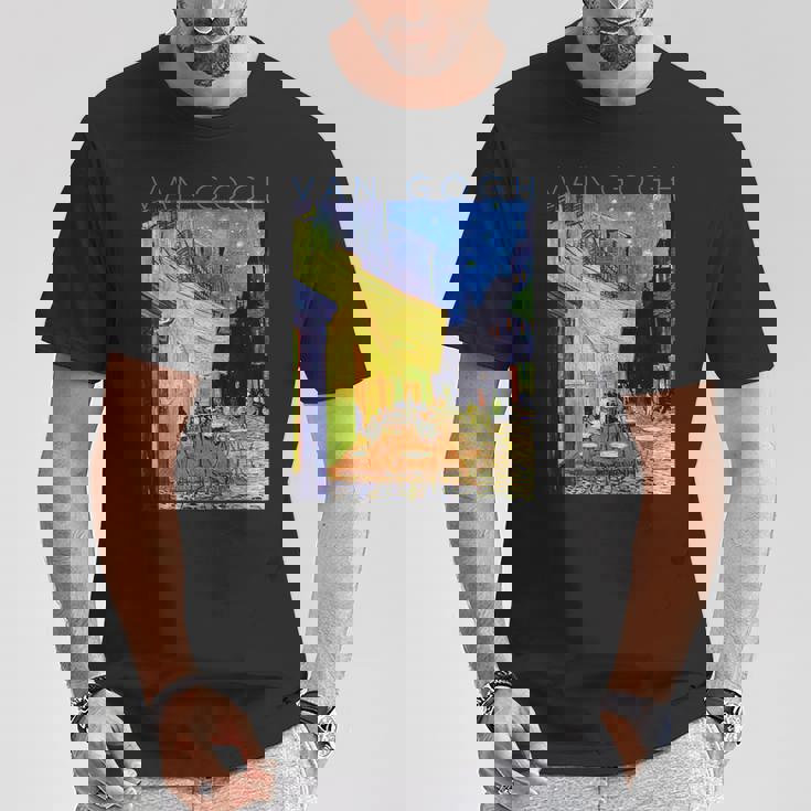 ゴッホ 夜のカフェテラス Tシャツ 面白い贈り物