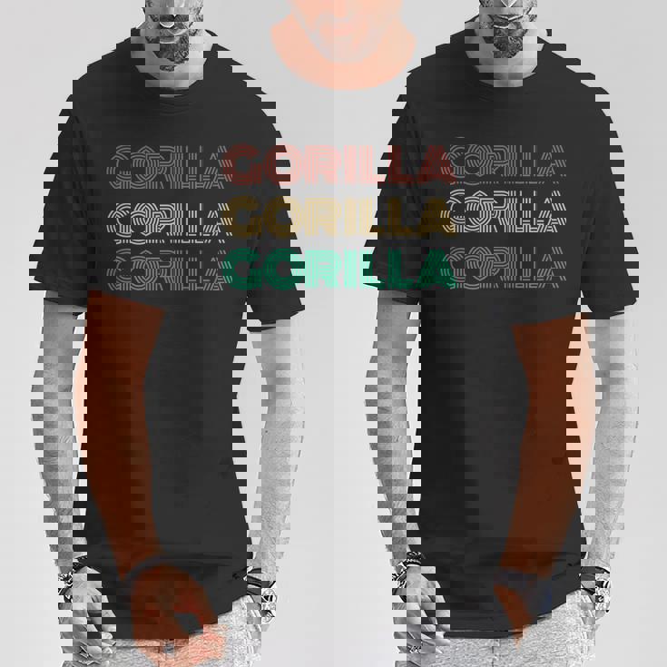 ゴリラ 学名 Gorilla Gorilla Gorilla 生物学 亜種 分類 ニシローランドゴリラ 猿 さる サル Tシャツ 面白い贈り物