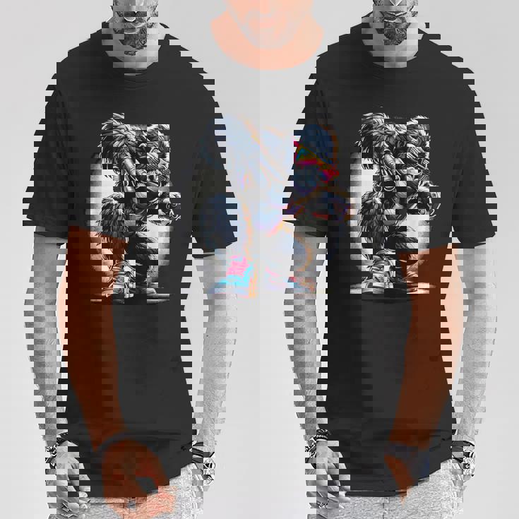 ゴリラ・サングラス サングラスをかけたゴリラ ゴリラ・モンキー Tシャツ 面白い贈り物