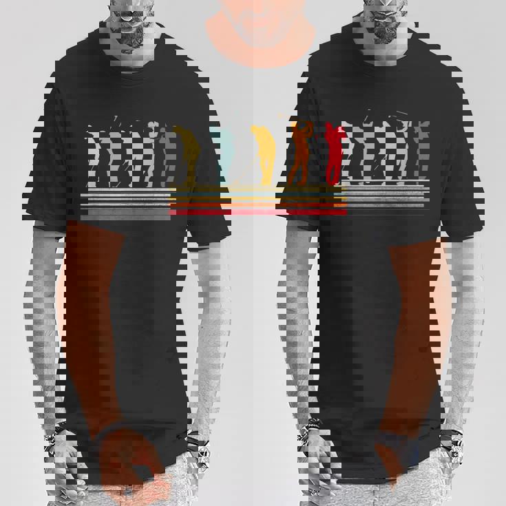 ゴルフ 面白いtシャツ 打ちっ放し メンズ おもしろ 服 練習着 ウェア ネタ 服 カラフル レトロ Tシャツ 面白い贈り物