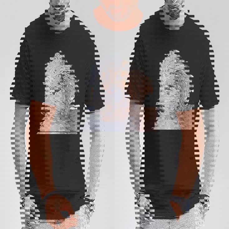 ゴールデンドゥードル 犬 ペット 動物 グラフィック かっこいい おもしろい かわいい Tシャツ 面白い贈り物