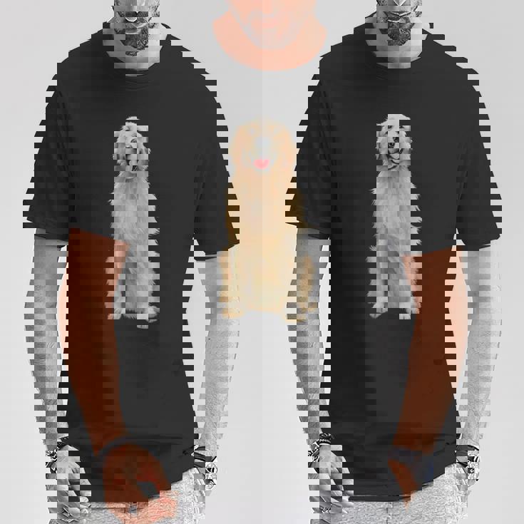 ゴールデンレトリバー ドッグ、ラブゴールデンレトリバー Tシャツ 面白い贈り物