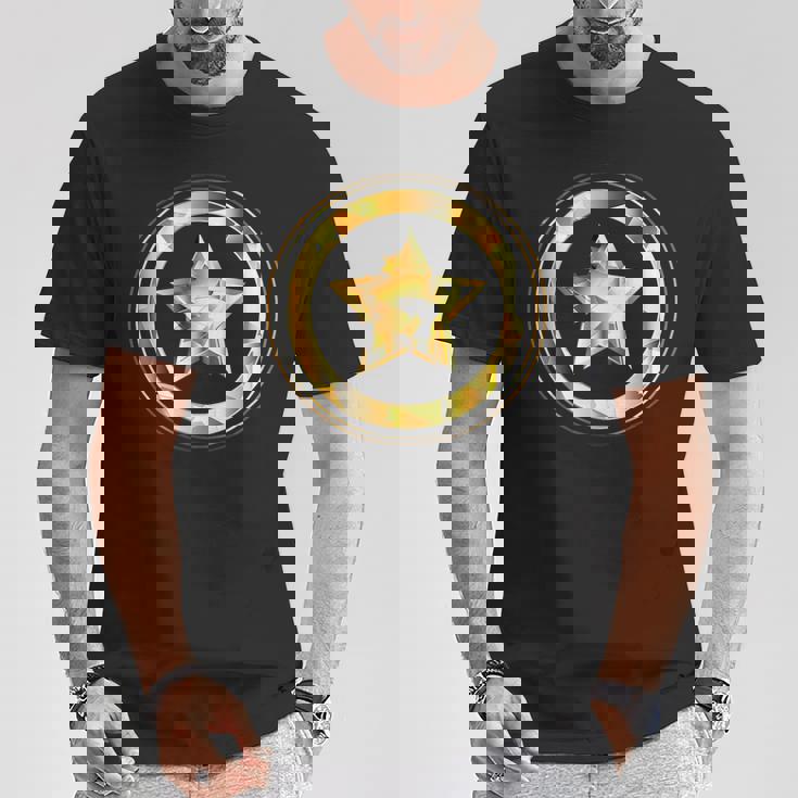 ゴールド 星 Tシャツ 面白い贈り物