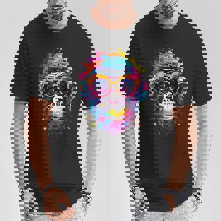 サイケデリック・エイプ、オタク、エイプ Tシャツ 面白い贈り物