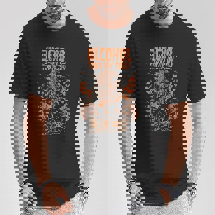 サイコビリー ホラー パンクロック Hr ドランクゾンビ Tシャツ 面白い贈り物