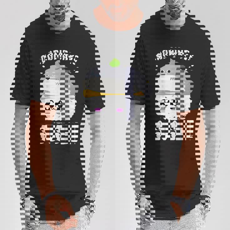 サカバンバスピス寿司 魚ミーム 和食 Tシャツ 面白い贈り物