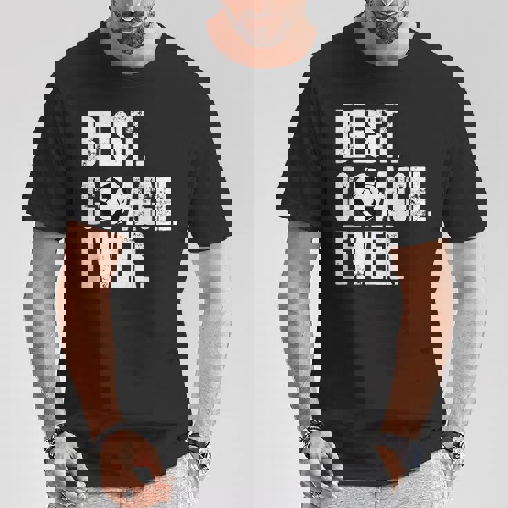 サッカーコーチtシャツ サッカー史上最高のコーチギフト。 Tシャツ 面白い贈り物