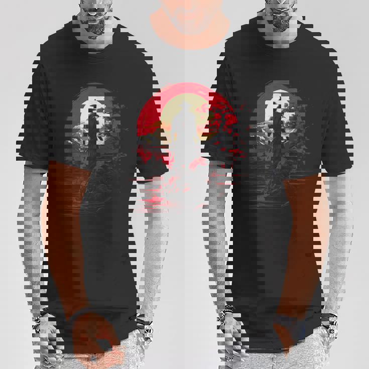 サムライ・カタナ 名誉 武道 日本語 Tシャツ 面白い贈り物