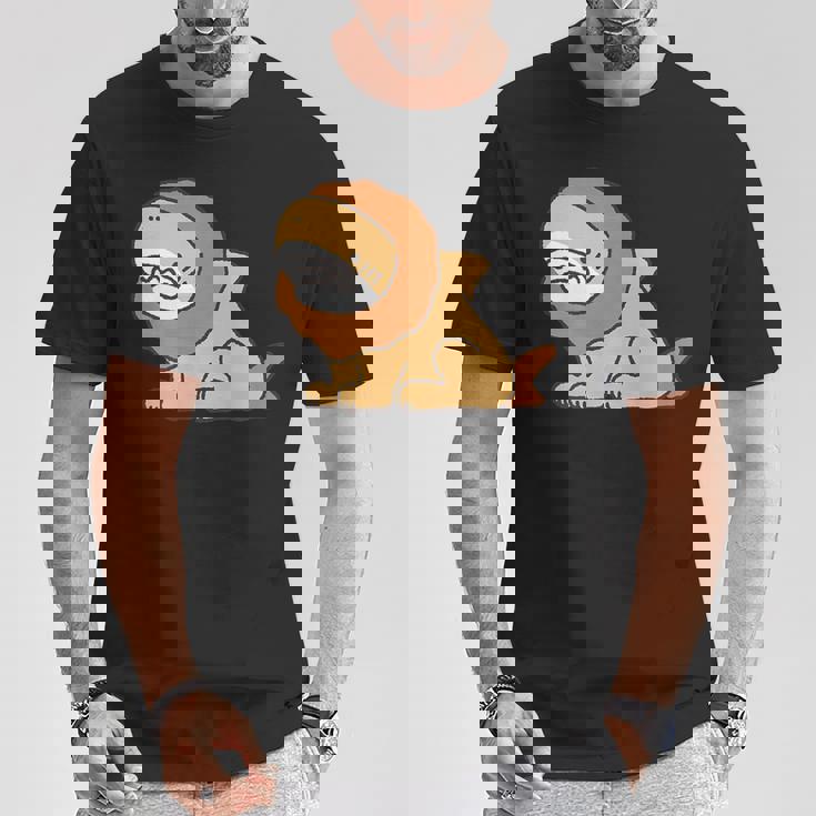 サメライオン さめ 鮫 シャーク 変な Tシャツ 面白い贈り物