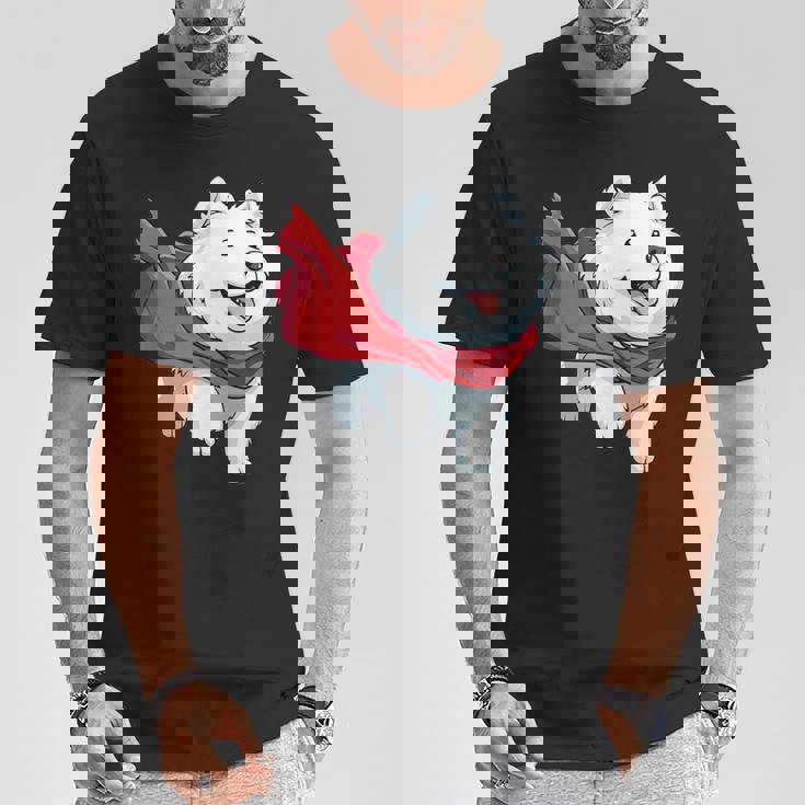 サモエド犬-サモエド Tシャツ 面白い贈り物