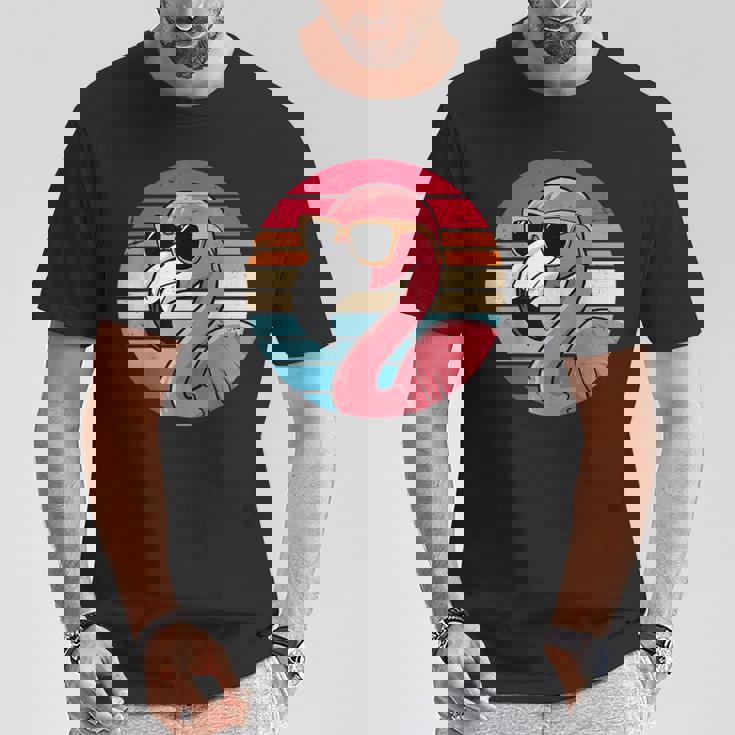 サングラス ヴィンテージ フラミンゴ 70年代 80年代 90年代 面白い フラミンゴ Tシャツ 面白い贈り物