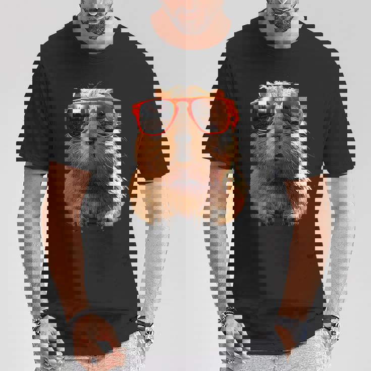 サングラスをかけたカピバラ Be Capy カピバラ げっ歯類 Capybara Tシャツ 面白い贈り物