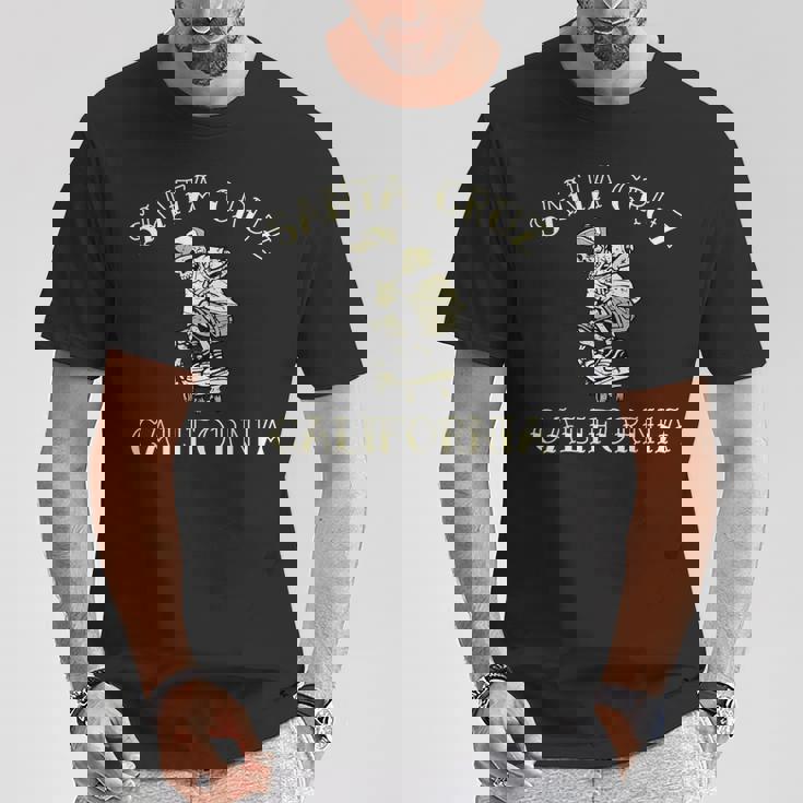 サンタクルーズ カリフォルニア オールドスクール スケーター Tシャツ 面白い贈り物