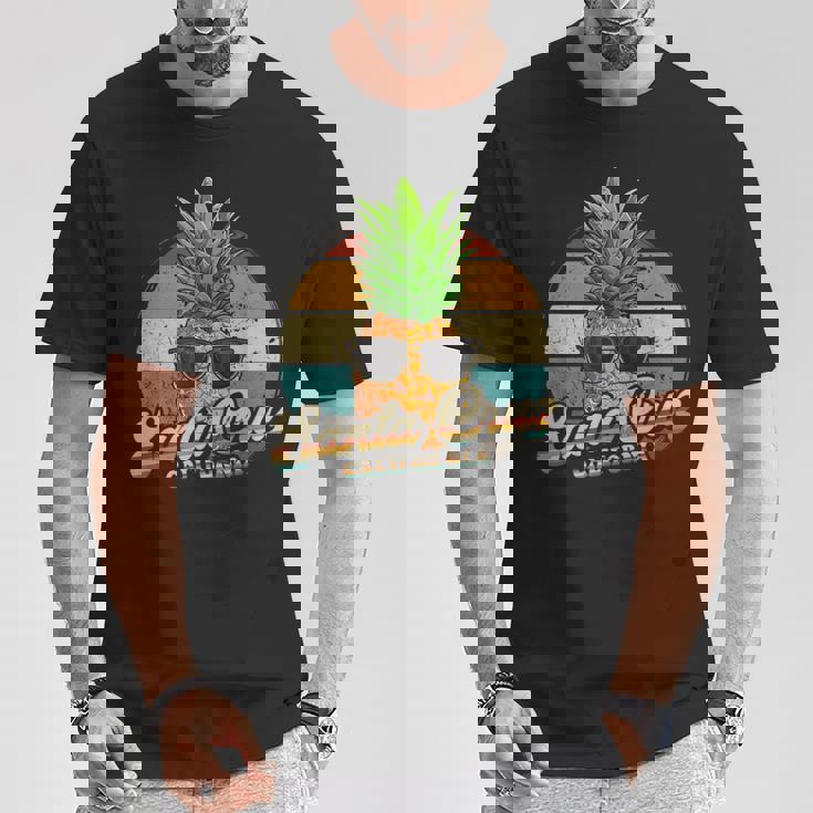 サンタクルーズ カリフォルニア ヴィンテージ レトロ Tシャツ 面白い贈り物