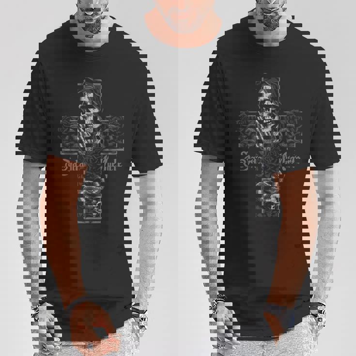 サンタ・ムエルテ Tシャツ 面白い贈り物