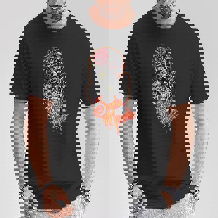 サンタ・ムエルテ・カトリーナ・カラベラ Tシャツ 面白い贈り物