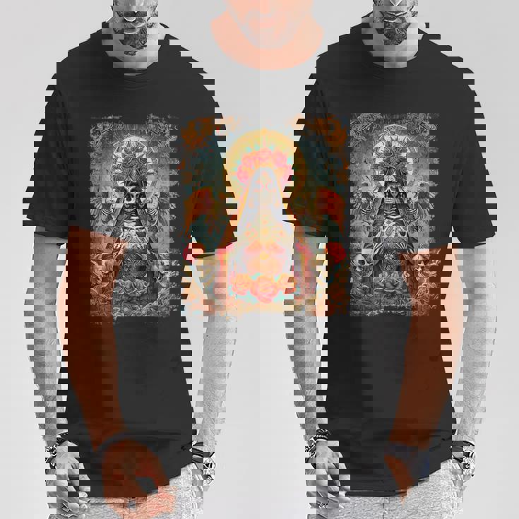 サンタ・ムエルテ・サン・デス Tシャツ 面白い贈り物