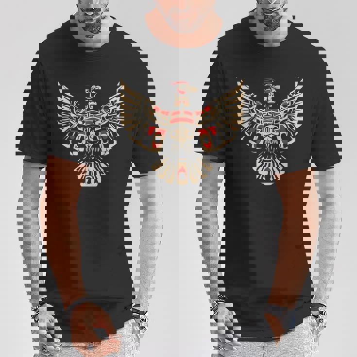 サンダーバード ノースウェスト ネイティブアメリカン 部族 誇り高い遺産 Tシャツ 面白い贈り物