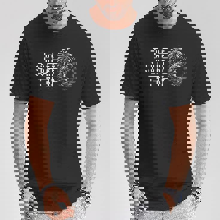 サーフ サーフィン グラフィック ストリート カジュアル メンズ レディース Tシャツ 面白い贈り物