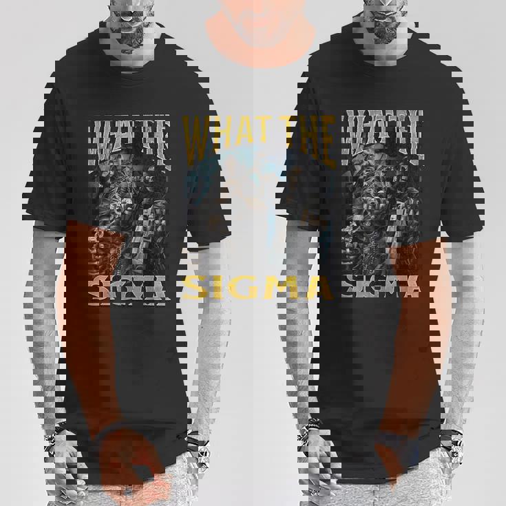 ザ・シグマ・ファニー・ハード・スケルトン・ミーム・ブートレグ Tシャツ 面白い贈り物