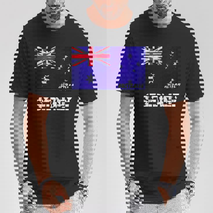 シドニー オーストラリア国旗ジャージ Tシャツ 面白い贈り物