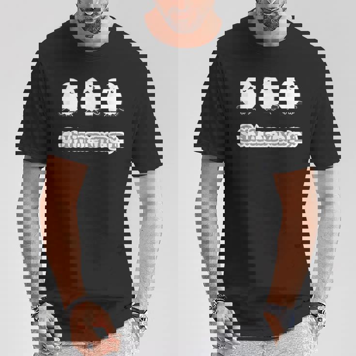 シマエナガ『ともだち』白い鳥【どうぶつフレンズ】動物 ゆるくて かわいい イラスト Tシャツ 面白い贈り物