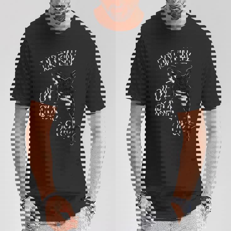 シャチが好きなだけなんだシャチ Tシャツ 面白い贈り物