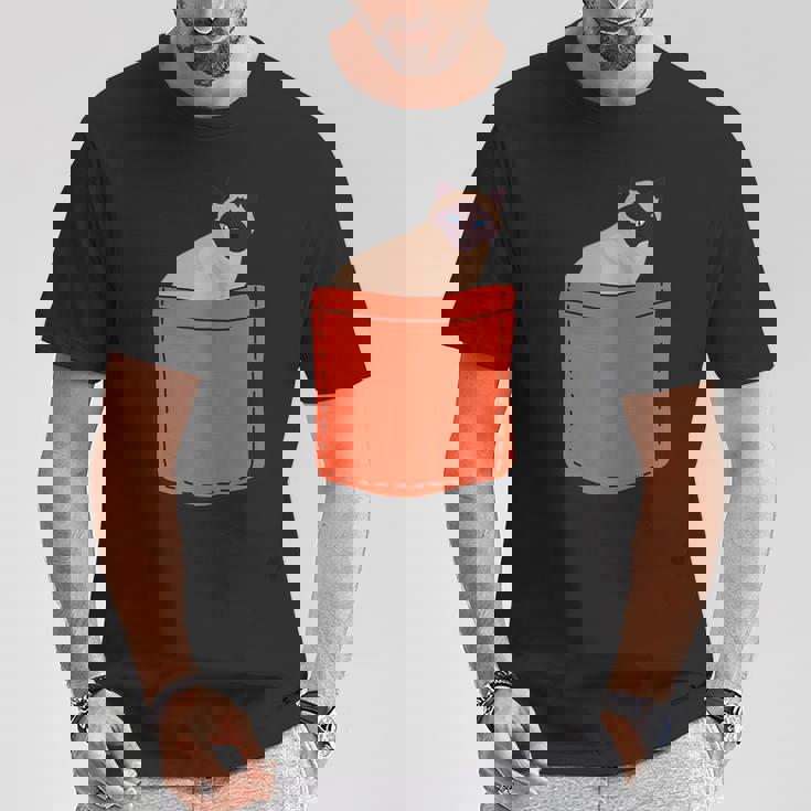 シャムバッグ 猫好きアパレル シャム猫 Tシャツ 面白い贈り物