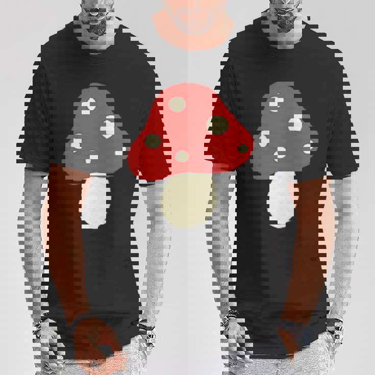 シンプルでキュートなキノコのグラフィック Cute Mushroom Tシャツ 面白い贈り物