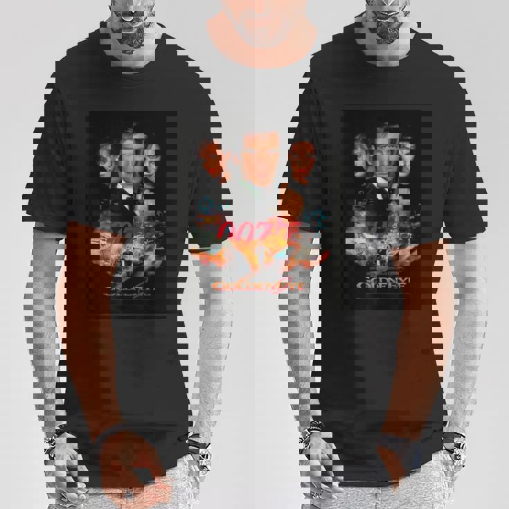 ジェームズ・ボンド 007 ゴールデンアイ Tシャツ 面白い贈り物