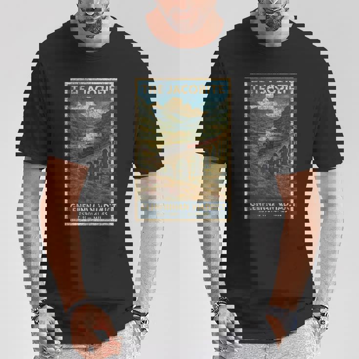 ジャコバイト蒸気レールトレイン Tシャツ 面白い贈り物