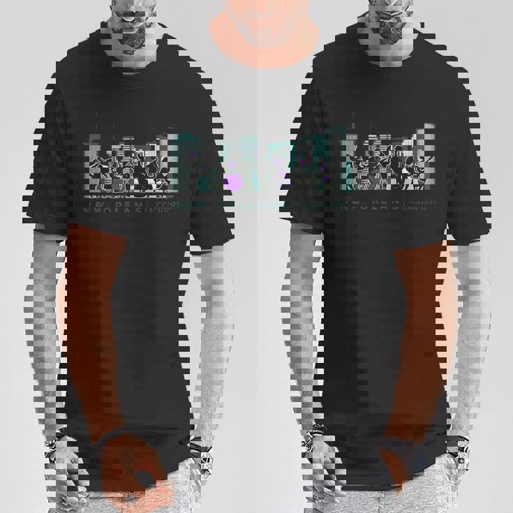 ジャズミュージック ニューオーリンズフェスト ジャズフェスティバル お土産 Tシャツ 面白い贈り物