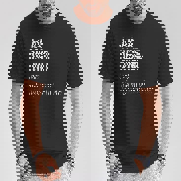 ジャック・ラッセル・テリア オーナー 定義 犬 Tシャツ 面白い贈り物
