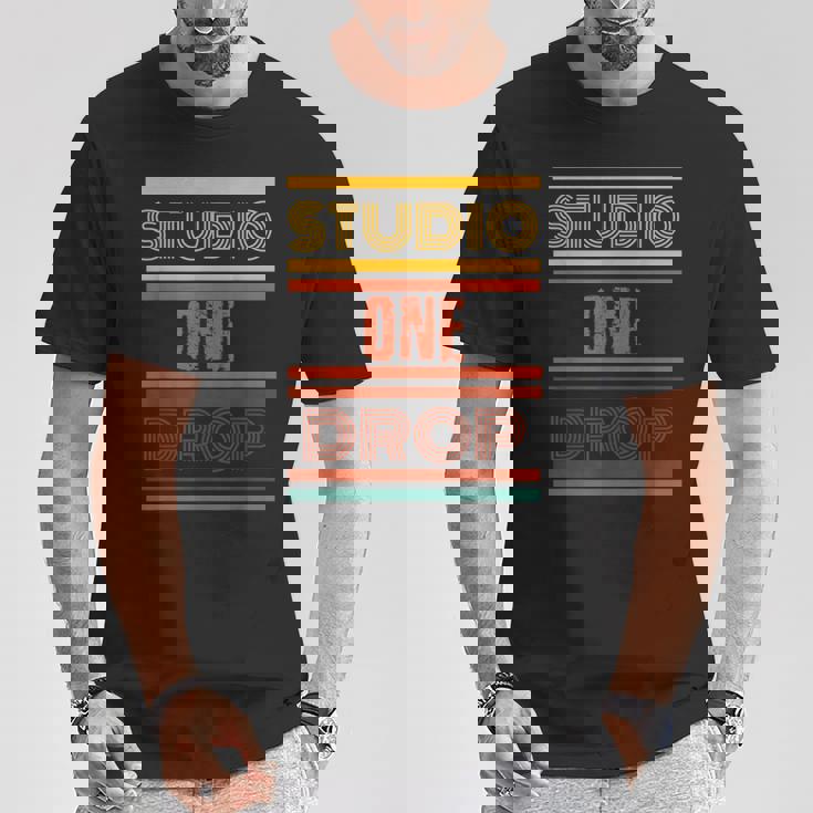 ジャマイカレゲエ 音楽スタジオ ワンドロップ ジャマイカ お土産 Tシャツ 面白い贈り物