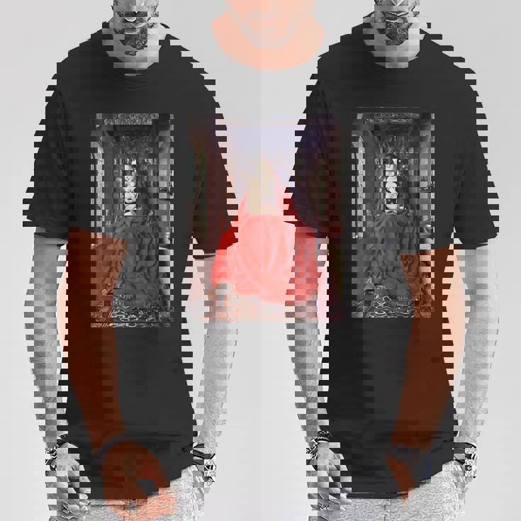 ジャン・ファン・エイク作 ルッカ・マドンナ 1436 Tシャツ 面白い贈り物