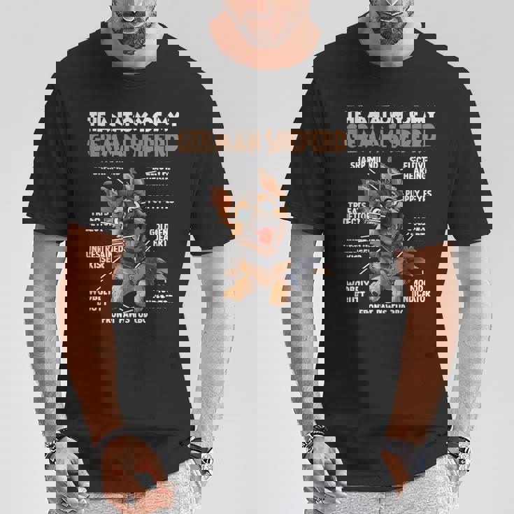 ジャーマン シェパードの犬の散歩犬愛好家のジャーマン シェパード Tシャツ 面白い贈り物