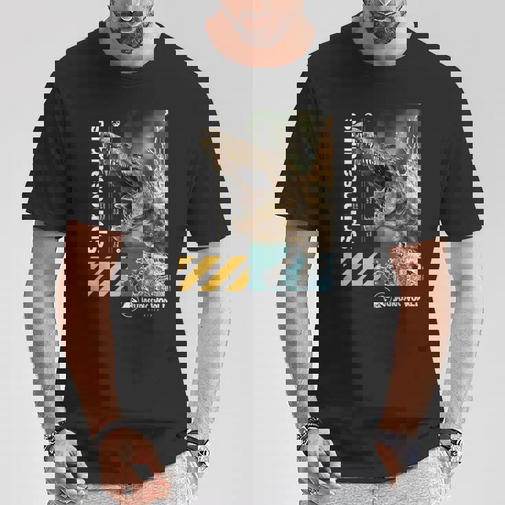ジュラシックワールド 再生スピノサウルス Tシャツ 面白い贈り物