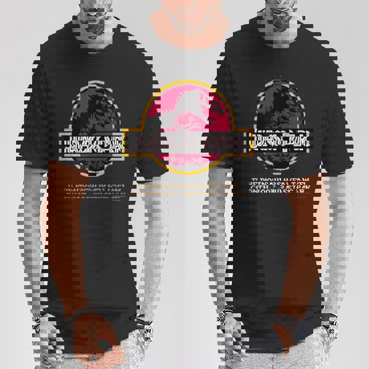 ジュラシック・ワールド Jurassic Parkpixel Tシャツ 面白い贈り物