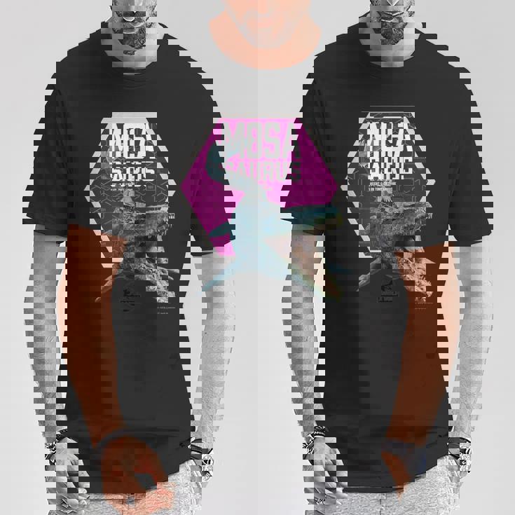 ジュラシック・ワールド Mosasaurus Data Tシャツ 面白い贈り物