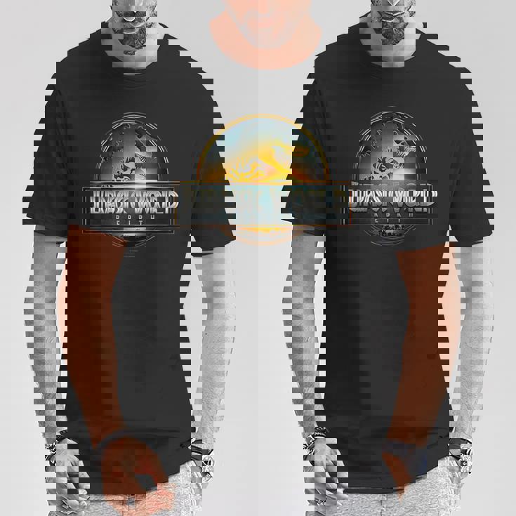 ジュラシック・ワールド リバース ムービーロゴ Tシャツ 面白い贈り物