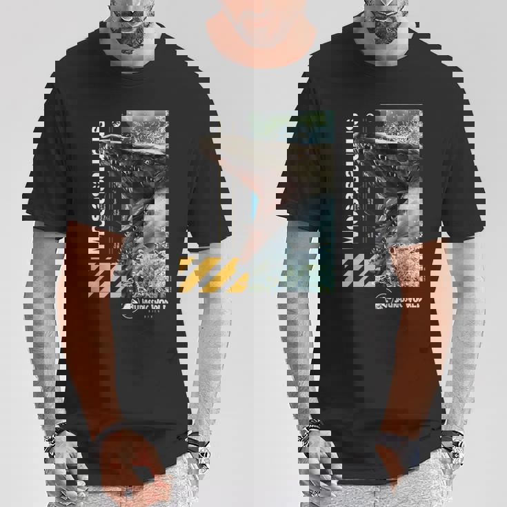 ジュラシック・ワールド再生モササウルス Tシャツ 面白い贈り物