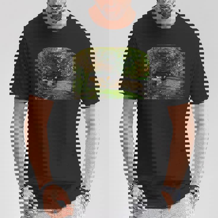 ジョン・エベレット・ミレー作 オフィーリア 1852 Tシャツ 面白い贈り物