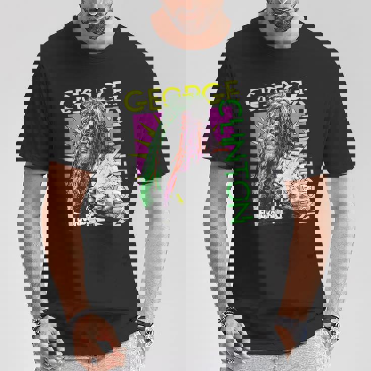 ジョージ・クリントン ファンカデリック コミック バースト Tシャツ 面白い贈り物