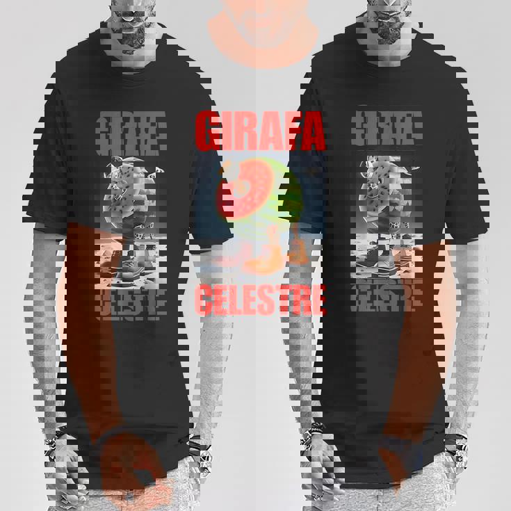 ジラファセレストレ-イタリアンブレインロットミーム Tシャツ 面白い贈り物